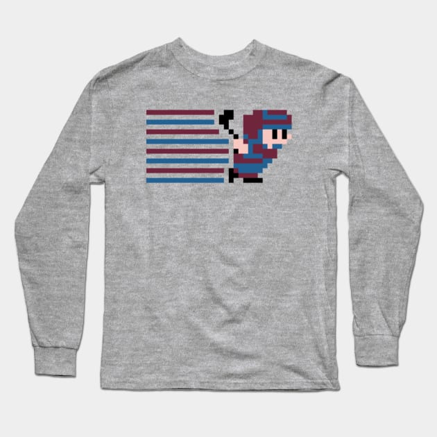 Ice Hockey - Colorado Long Sleeve T-Shirt by The Pixel League